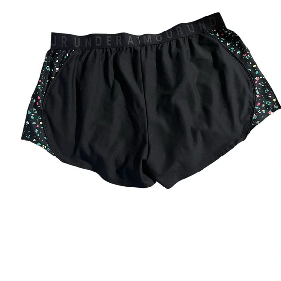 Under Armour Women's Play Up Print Shorts size xl black and multicolor print - Picture 1 of 4